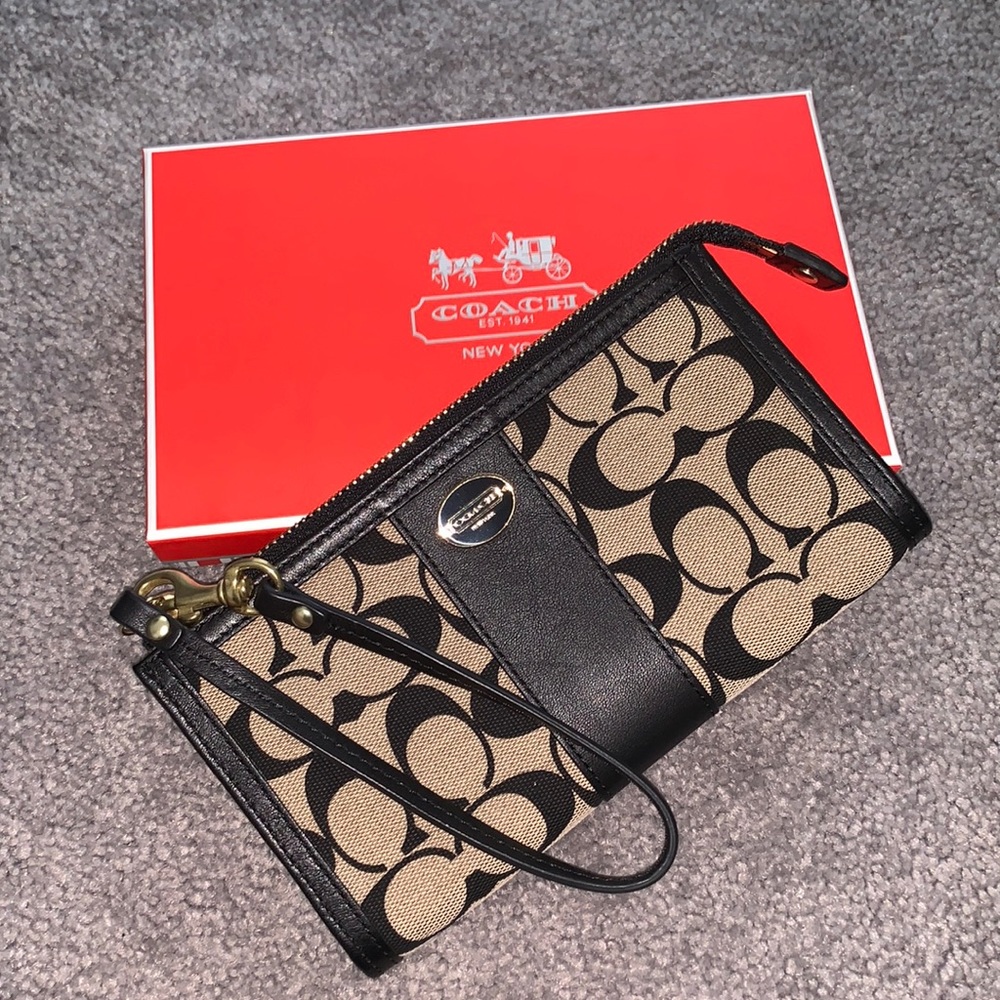 NEW Coach Wristlet with Box